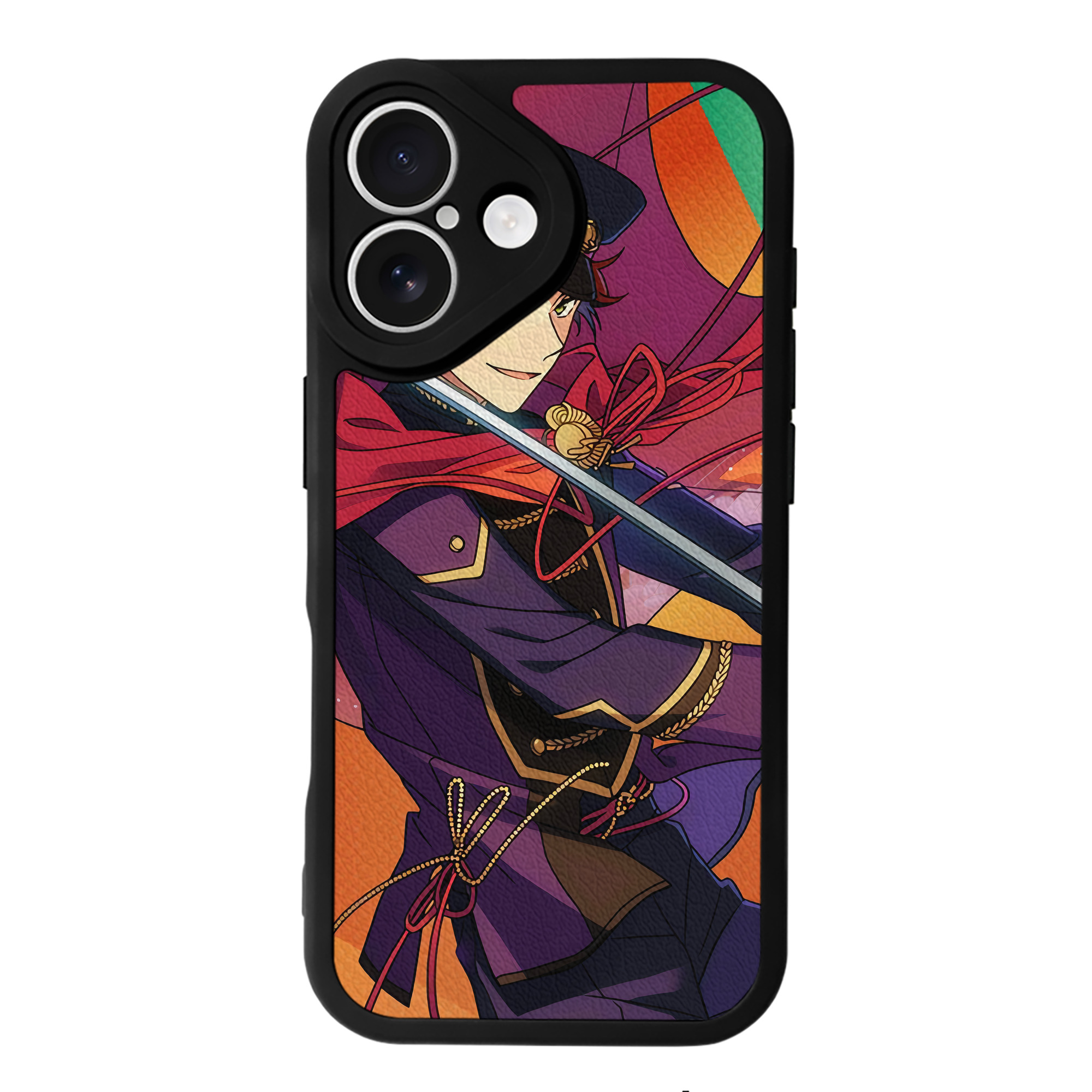 （画像用） あんさんぶるスターズ! Ensemble Stars 【iPhone 16シリーズ対応】シリコンスマホケース（レザー調） 材質：シリコン